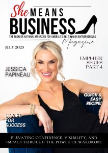 She means business cover